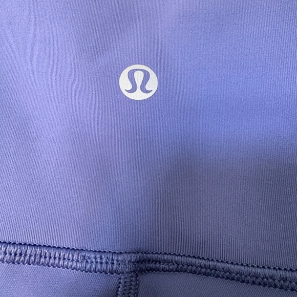 Lululemon Align High Rise Crop Leggings Blue Purple Buttery Soft Size 6 - Picture 3 of 5